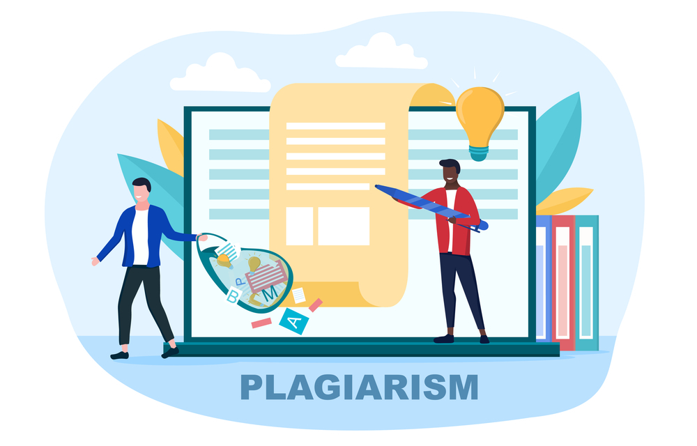 Plagiarism must be avoided at all costs Be careful to steer clear of any plagiarism