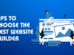How to Choose the Best Website Builder